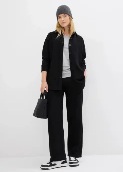 New Long-Sweatjacke mit Taschen Damen Bekleidung·Blusen & Tuniken|Sweat