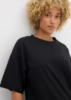 Damen bonprix Bekleidung·Blusen & Tuniken|Zweiteiler & Sets|Long-Sweatshirt aus reiner Baumwolle