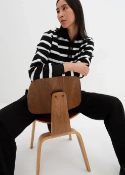 Hot Longsweatshirt mit Troyer-Kragen Damen Bekleidung·Blusen & Tuniken|Sweat