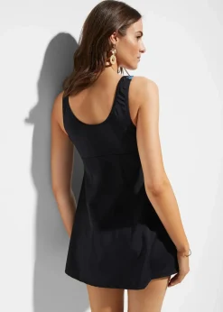 Damen bonprix Nachhaltigere Materialien|Mix & Match|Long-Tankinioberteil mit breiten Trägern