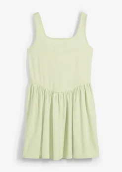 Damen bonprix Shirts & Tops|Long-Top aus elastischem Baumwoll-Mix