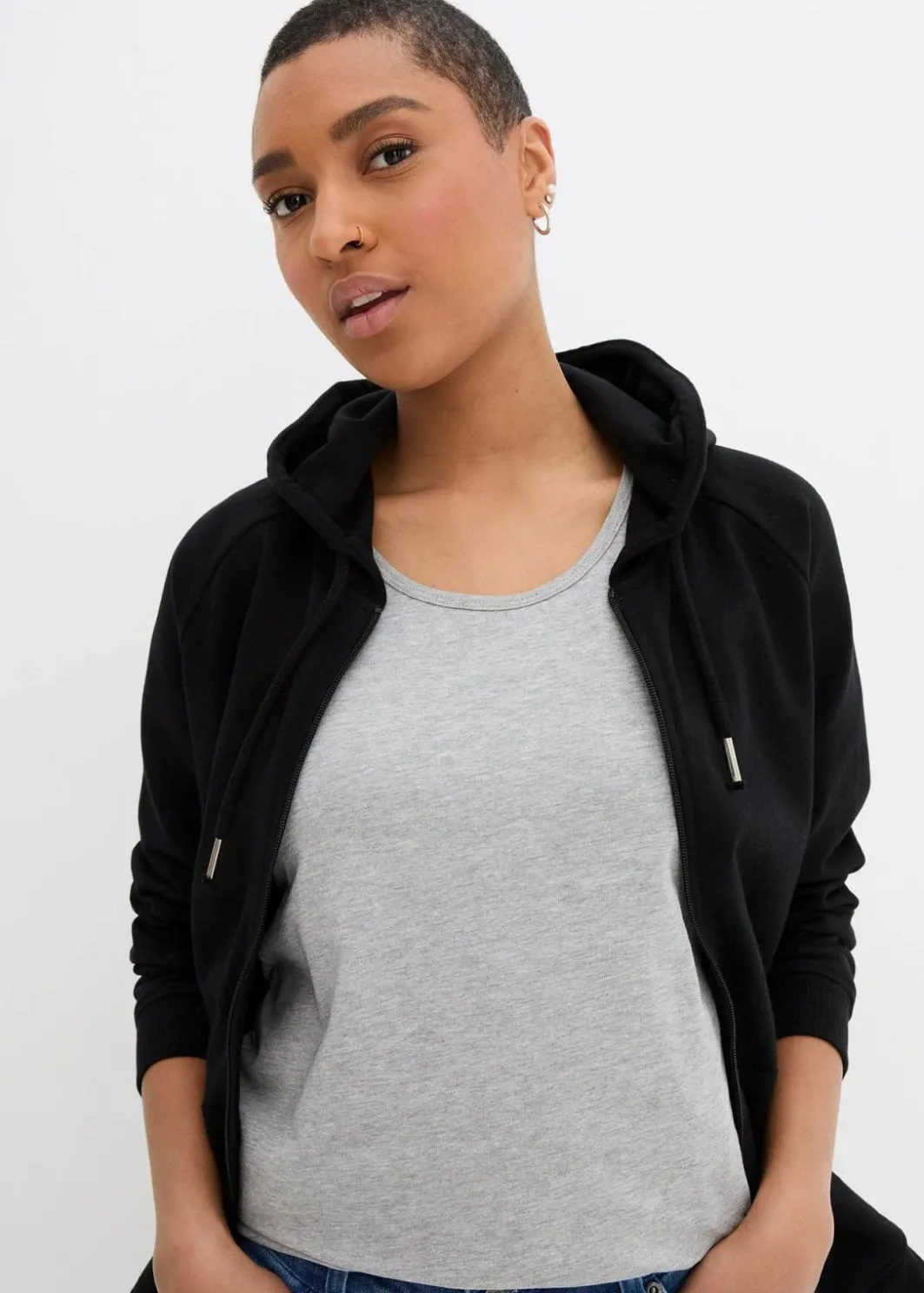 Damen bonprix Wäsche·Unterhemden|Bekleidung·Röcke|Long-Top, 2er-Pack