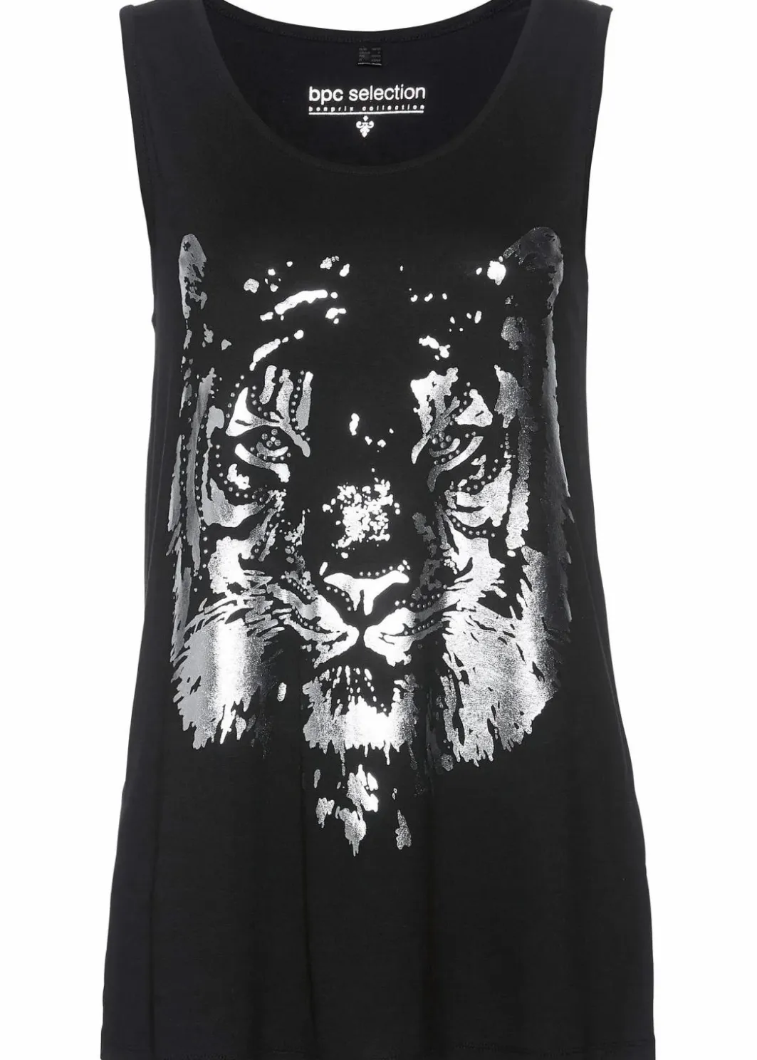 Damen bonprix Shirts & Tops|Nachhaltigere Materialien|Longtop mit print-logo