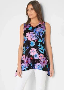 Outlet Longtop mit Zipfel Damen Shirts & Tops|Nachhaltigere Materialien