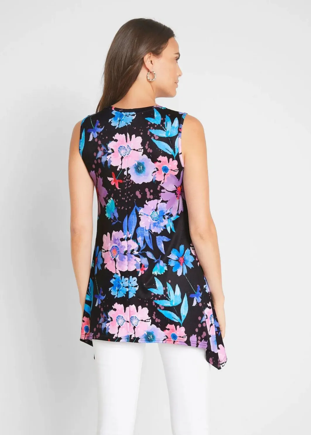 Outlet Longtop mit Zipfel Damen Shirts & Tops|Nachhaltigere Materialien