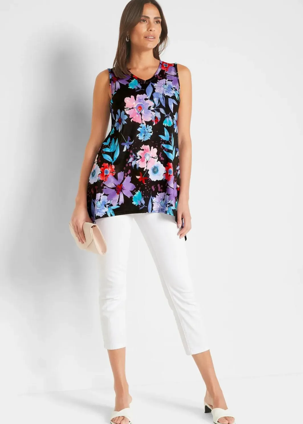 Outlet Longtop mit Zipfel Damen Shirts & Tops|Nachhaltigere Materialien