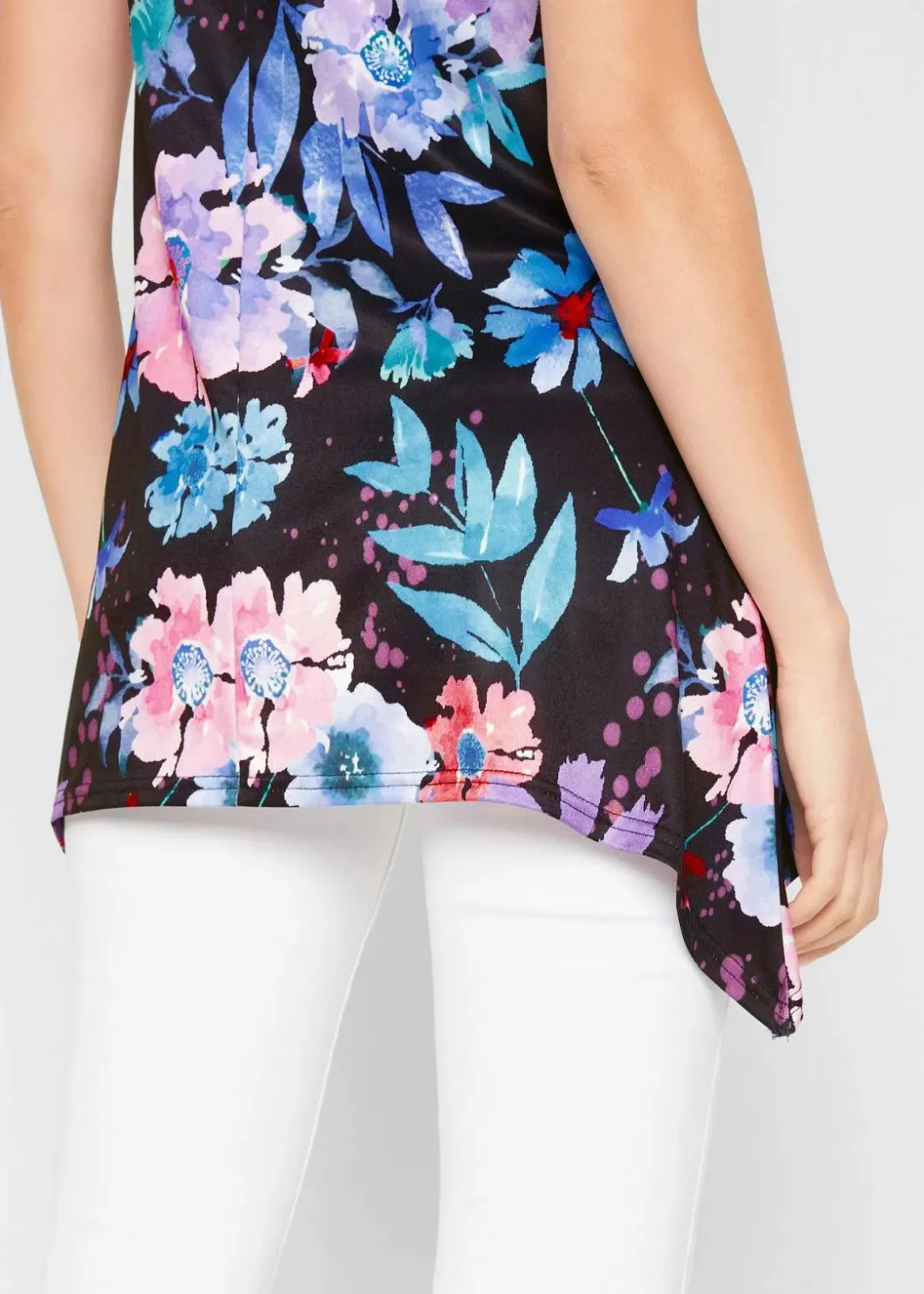Outlet Longtop mit Zipfel Damen Shirts & Tops|Nachhaltigere Materialien