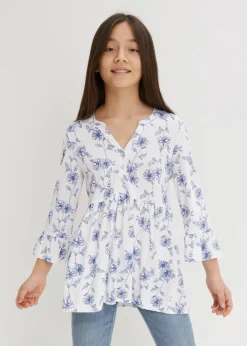 Kinder bonprix Mädchen 9-16 Jahre·Shirts & Blusen|Mädchen 2-8 Jahre·Nachhaltigere Materialien|Long-Tunika aus Viskose-Mix