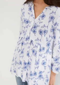 Kinder bonprix Mädchen 9-16 Jahre·Shirts & Blusen|Mädchen 2-8 Jahre·Nachhaltigere Materialien|Long-Tunika aus Viskose-Mix