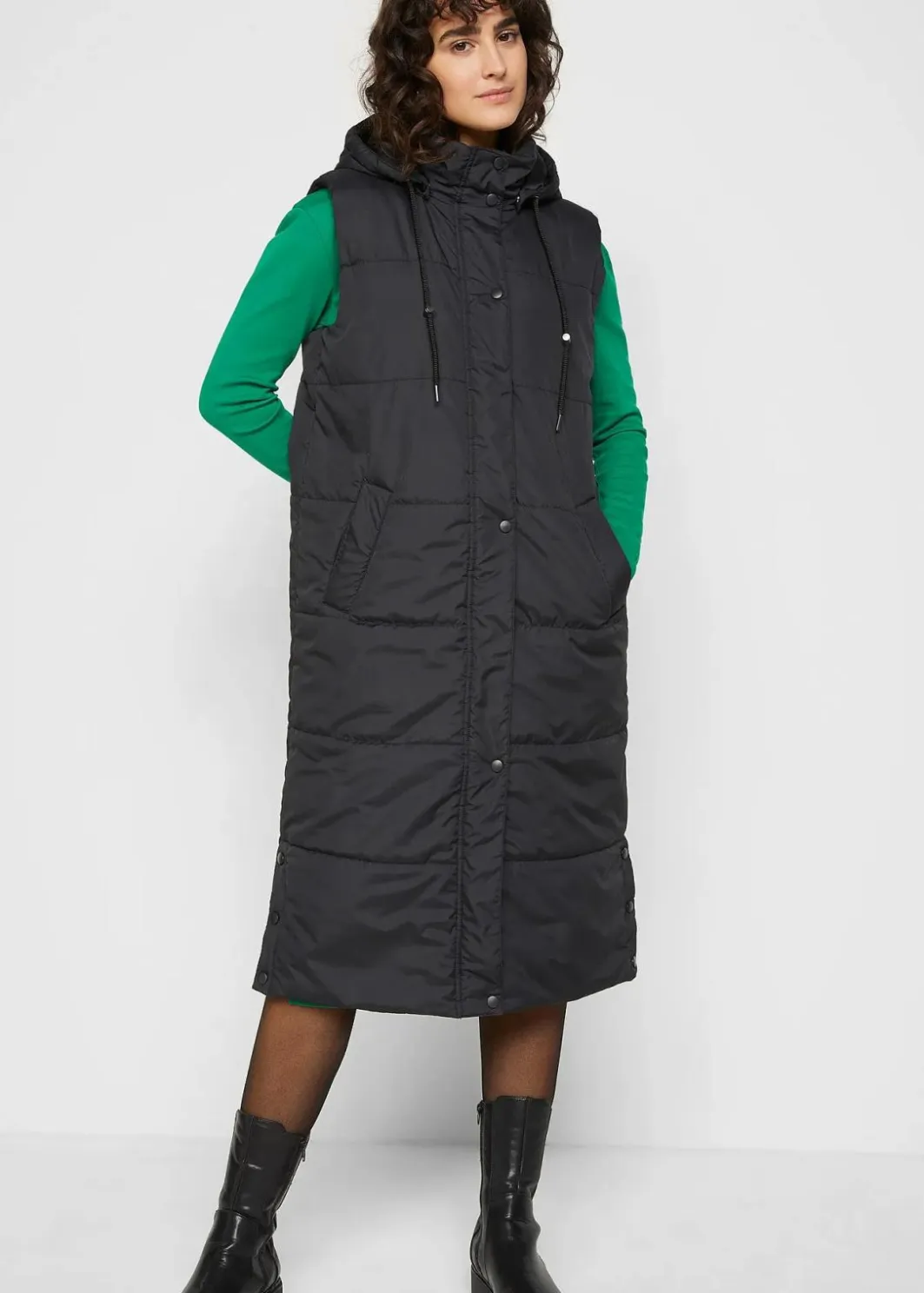 Damen bonprix Bekleidung·Hosen|Nachhaltigere Materialien|Longweste