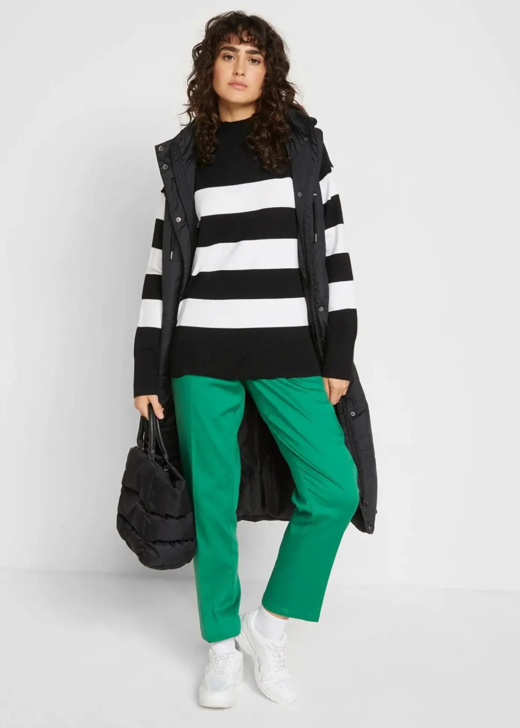 Damen bonprix Bekleidung·Hosen|Nachhaltigere Materialien|Longweste