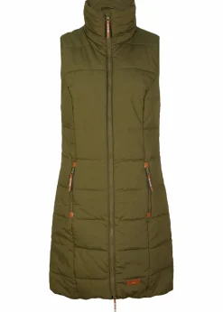 New Longweste mit Stehkragen Damen Bekleidung·Hosen|Jacken & Mäntel