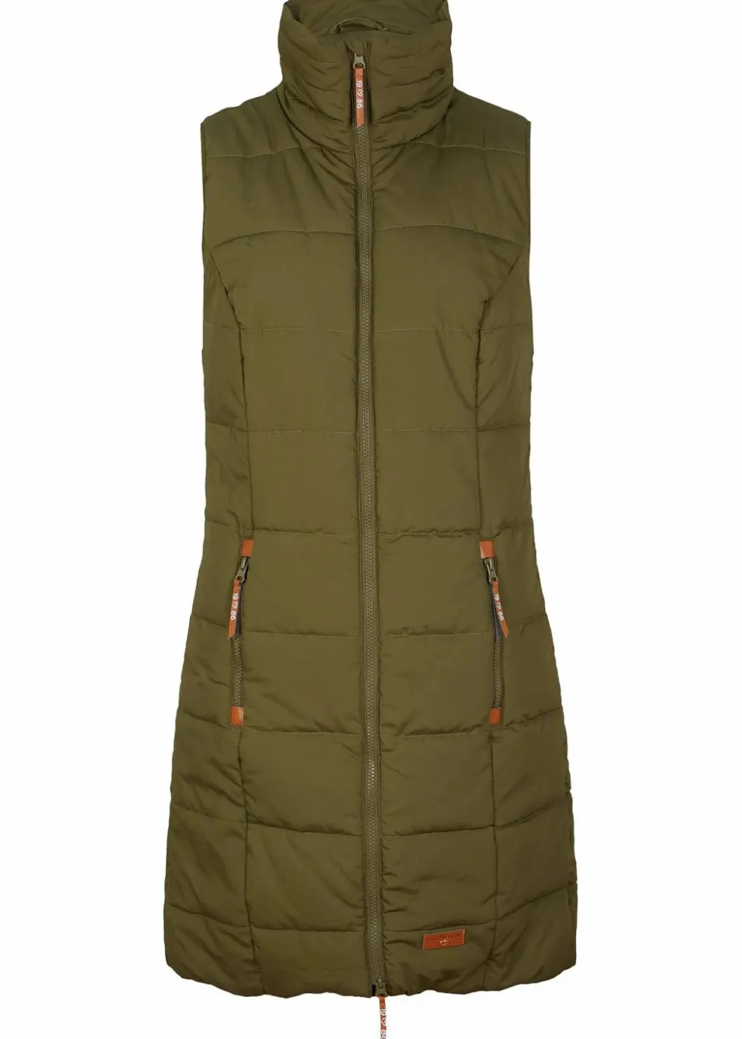 New Longweste mit Stehkragen Damen Bekleidung·Hosen|Jacken & Mäntel