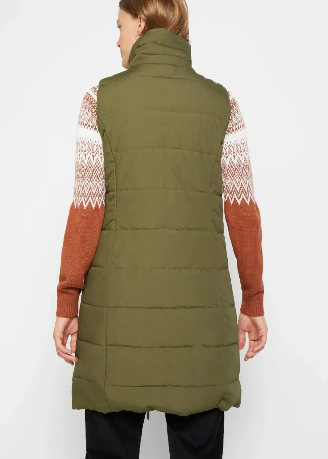 New Longweste mit Stehkragen Damen Bekleidung·Hosen|Jacken & Mäntel
