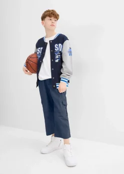 Outlet Loose Fit 3/4 Cargohose aus reiner Baumwolle Kinder Jungen 9-16 Jahre·Hosen