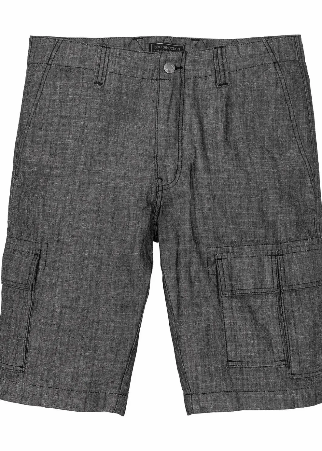 Herren bonprix Hosen|Shorts|Loose Fit Cargo-Bermuda aus reiner Baumwolle