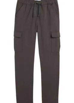 Kinder bonprix Jungen 9-16 Jahre·Hosen|Loose Fit Cargo-Schlupfhose aus reiner Baumwolle, Straight