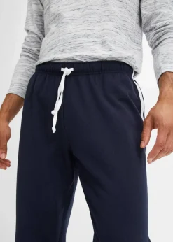 Outlet Loose Fit Jogginghose mit Kontrastdetails (2er Pack) Herren Große Größen|Sportbekleidung