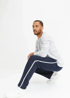 Outlet Loose Fit Jogginghose mit Kontrastdetails (2er Pack) Herren Große Größen|Sportbekleidung
