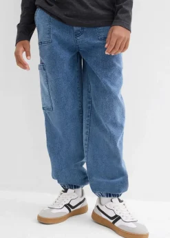 Loose Fit Schlupf-Cargo-Jeans mit Stretchanteil Kinder Jungen 9-16 Jahre·Jeans