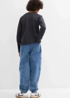Loose Fit Schlupf-Cargo-Jeans mit Stretchanteil Kinder Jungen 9-16 Jahre·Jeans