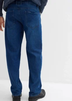 Hot Loose Fit Stretch-Jeans, Straight Herren Große Größen|Jeans
