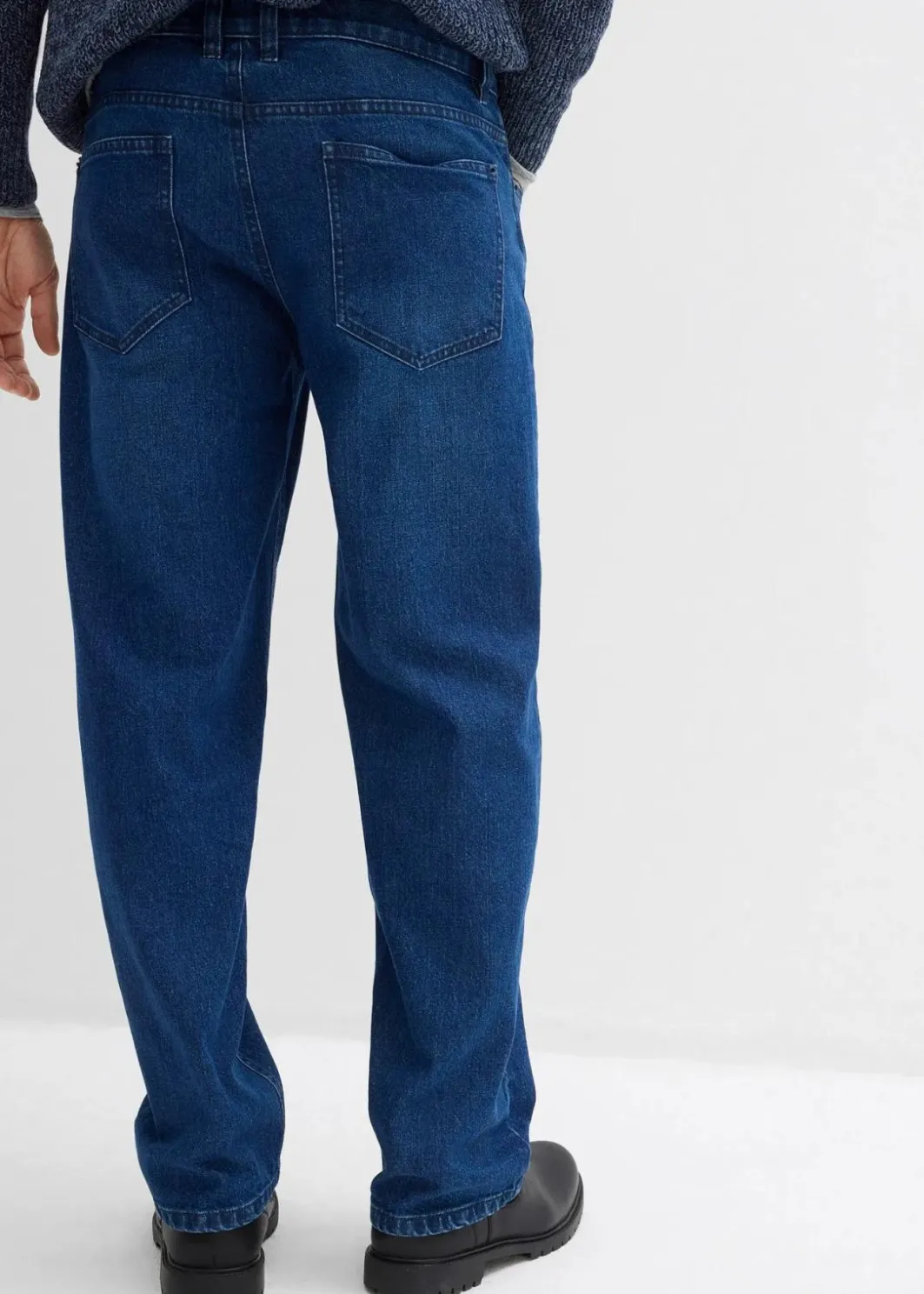 Hot Loose Fit Stretch-Jeans, Straight Herren Große Größen|Jeans