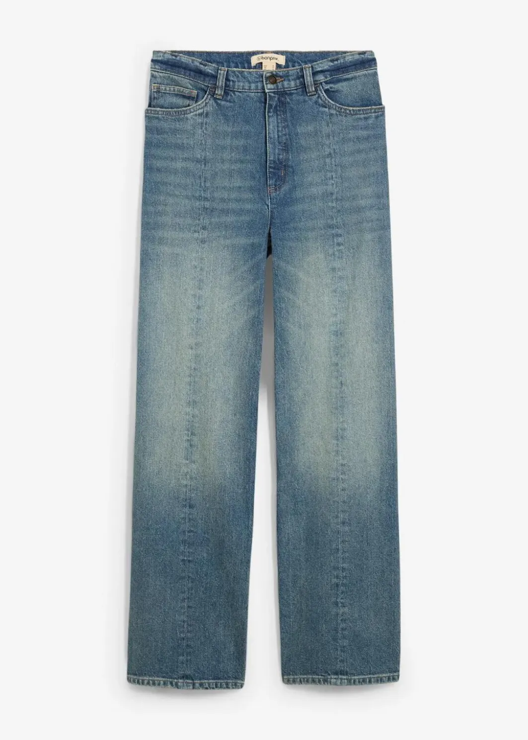Sale Loose Straight-Jeans High Waist, Low Stretch Damen Jeans|Bekleidung·Shirts & Tops