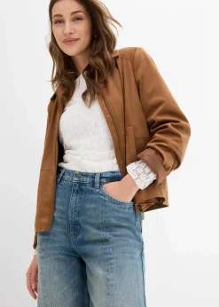 Sale Loose Straight-Jeans High Waist, Low Stretch Damen Jeans|Bekleidung·Shirts & Tops