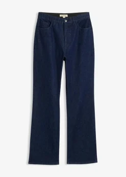 Online Loose Straight-Jeans High Waist, Bequembund mit Strass Damen Jeans