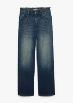 Damen bonprix Bekleidung·Shirts & Tops|Jeans|Loose Straight-Jeans High Waist