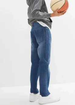Best Loose-Fit Stretch-Jeans mit verstellbarem Bund, Straight Kinder Jungen 9-16 Jahre·Bademode|Jungen 9-16 Jahre·Jeans