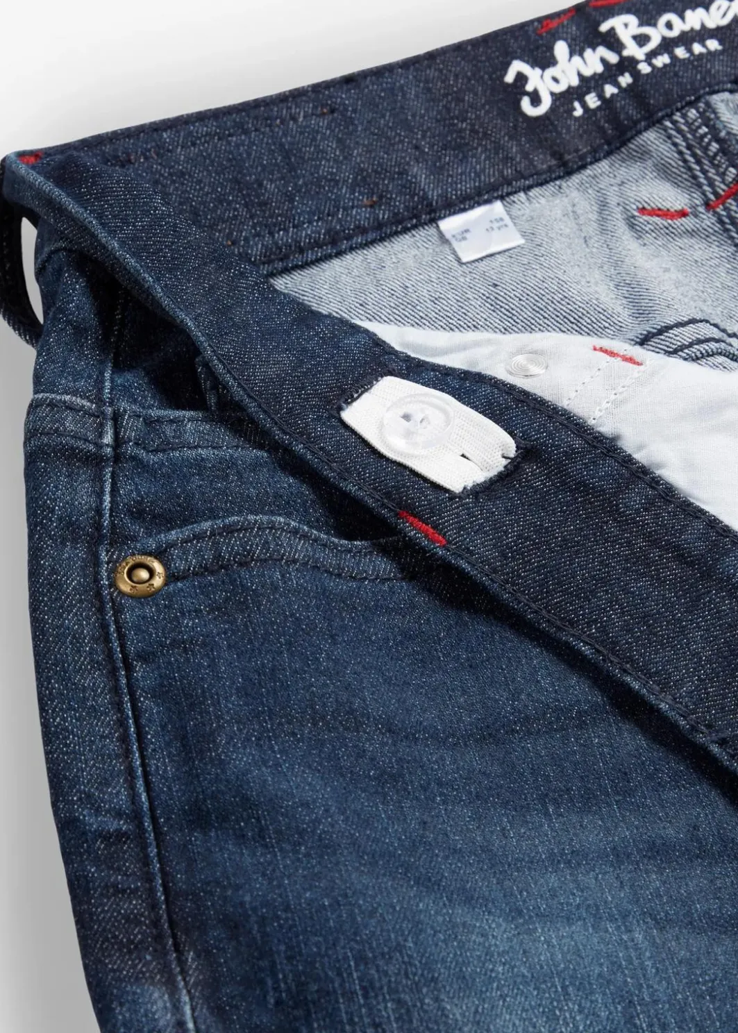 Best Loose-Fit-Stretch-Jeans mit verstellbarem Bund, Straight Kinder Jungen 9-16 Jahre·Bademode|Jungen 9-16 Jahre·Jeans