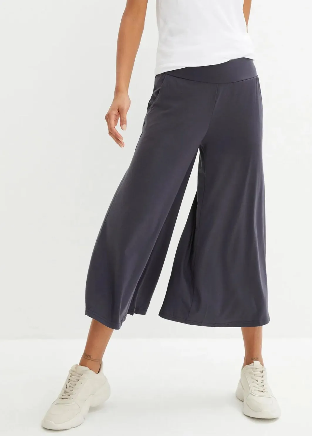Discount Loungewear Culotte mit weitem Bein Damen Nachhaltigere Materialien|Hosen