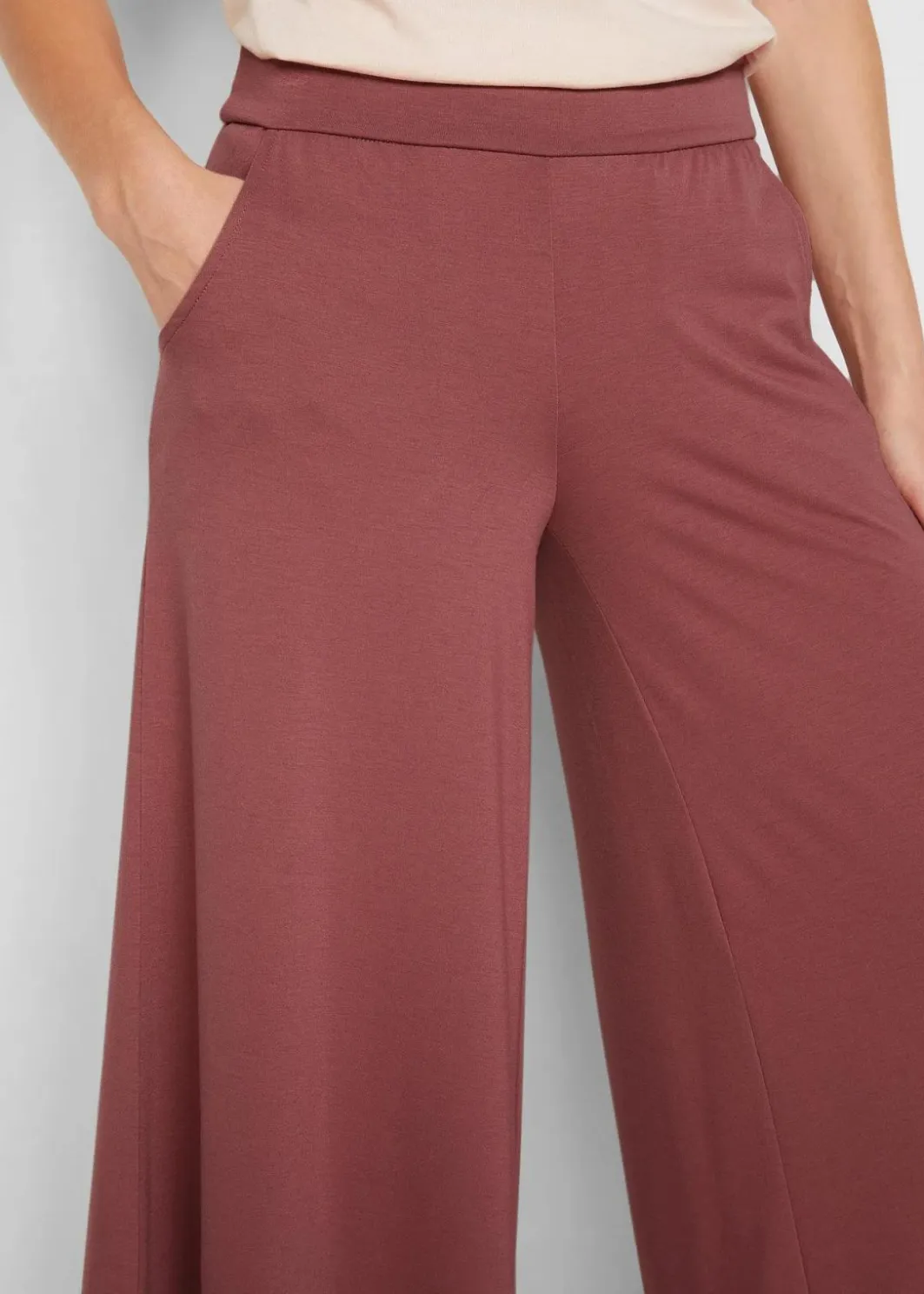 Hot Loungewear Culotte mit weitem Bein Damen Nachhaltigere Materialien|Hosen