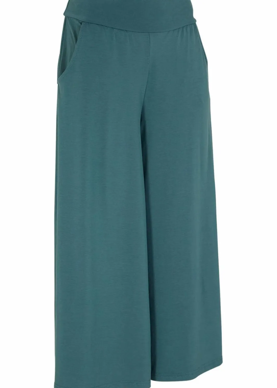 Damen bonprix Nachhaltigere Materialien|Hosen|Loungewear Culotte mit weitem Bein