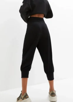 Damen bonprix Wäsche·Homewear|Bekleidung·Strickmode|Loungewear Haremshose in Caprilänge