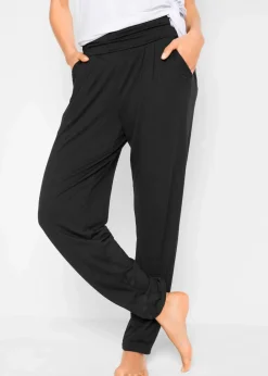 Damen bonprix Wäsche·Homewear|Bekleidung·Strickmode|Loungewear Haremshose mit Viskose