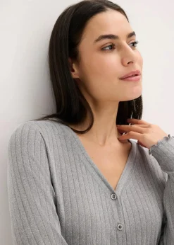 Damen bonprix Wäsche·Homewear|Wäsche·Nachtwäsche|Loungewear Hausanzug aus weichem Pointelle-Jersey