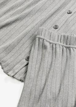 Damen bonprix Wäsche·Homewear|Wäsche·Nachtwäsche|Loungewear Hausanzug aus weichem Pointelle-Jersey