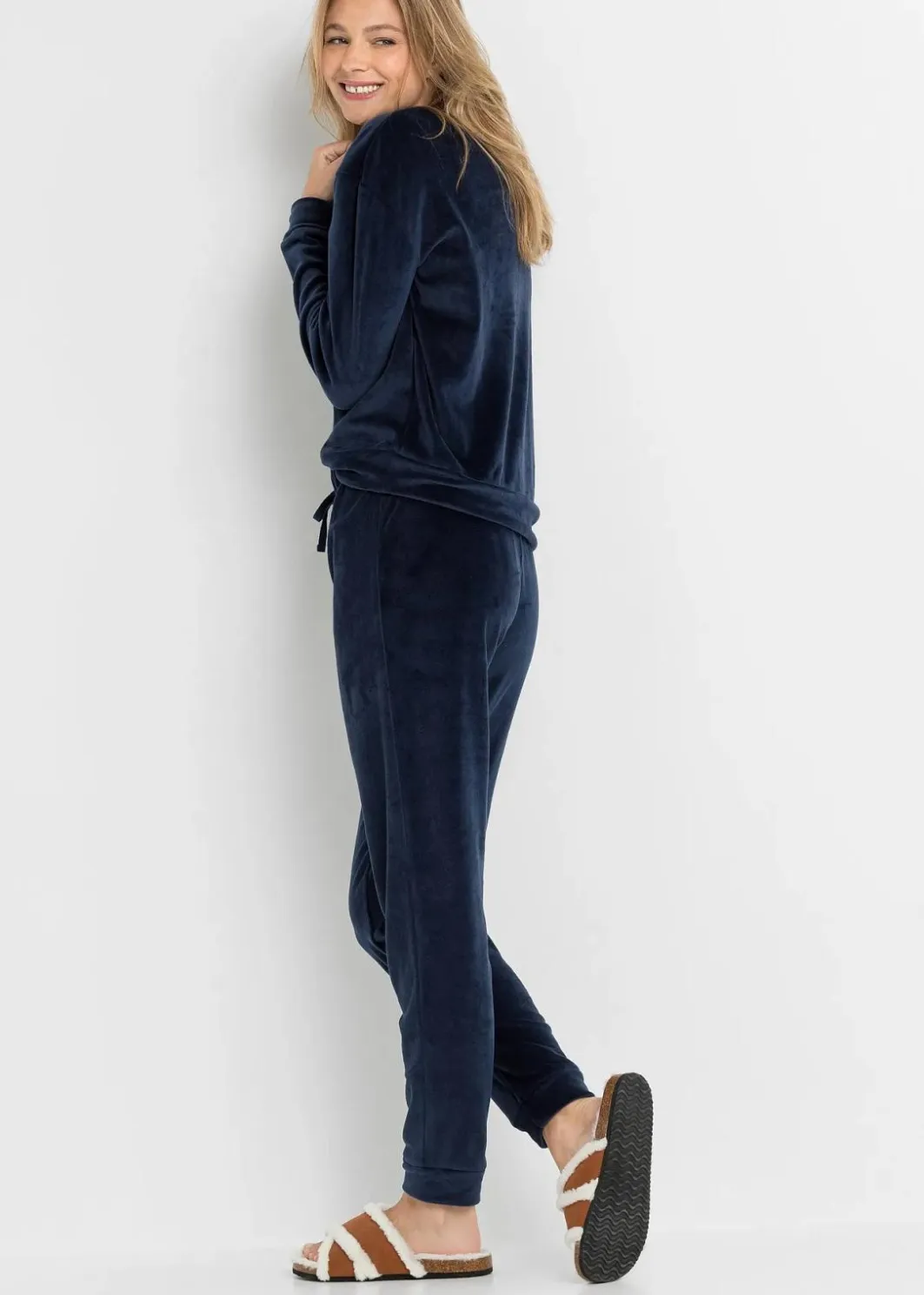 Damen bonprix Wäsche·Homewear|Wäsche·Nachtwäsche|Loungewear Hausanzug aus Samt