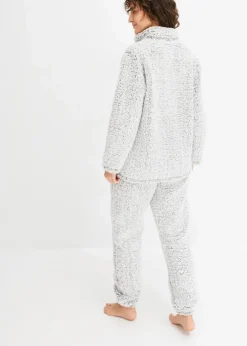 Damen bonprix Wäsche·Homewear|Wäsche·Nachtwäsche|Loungewear Hausanzug aus Teddy Fleece