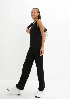 Damen bonprix Hosen|Homewear|Loungewear Hausanzug (3-tlg.Set) mit Viskose