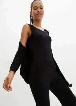 Damen bonprix Hosen|Homewear|Loungewear Hausanzug (3-tlg.Set) mit Viskose
