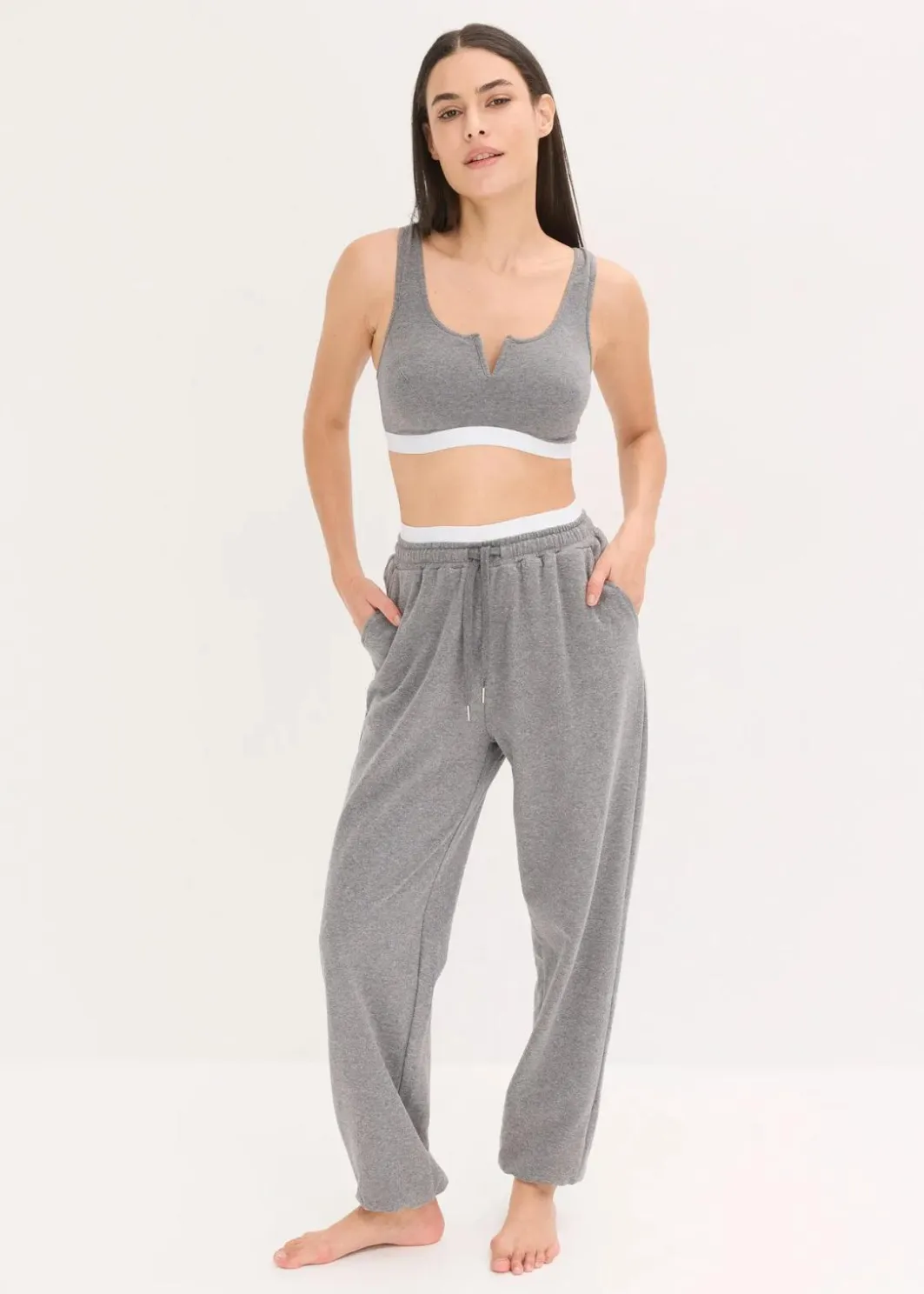 Hot Loungewear Sweathose mit Eingriffstaschen Damen Wäsche·Homewear|Wäsche·Nachtwäsche