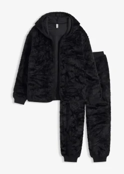Loungewear Teddy Hausanzug Damen Wäsche·Homewear|Wäsche·Nachtwäsche