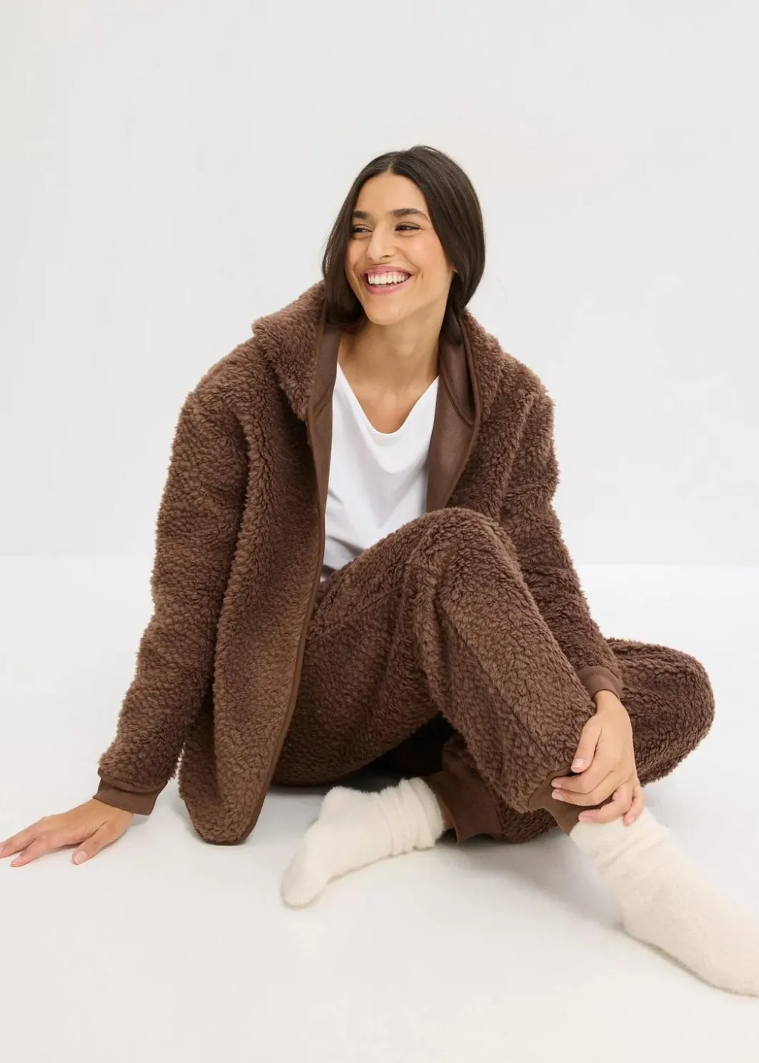 Best Loungewear Teddy Hausanzug Damen Homewear|Nachtwäsche