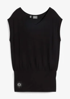 Loungewear-Shirt mit weitem Bund Damen Wäsche·Homewear|Bekleidung·Strickmode