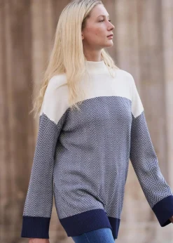 Damen bonprix Bekleidung·Umstandsmode|Bekleidung·Jeans|Lässiger Longpullover