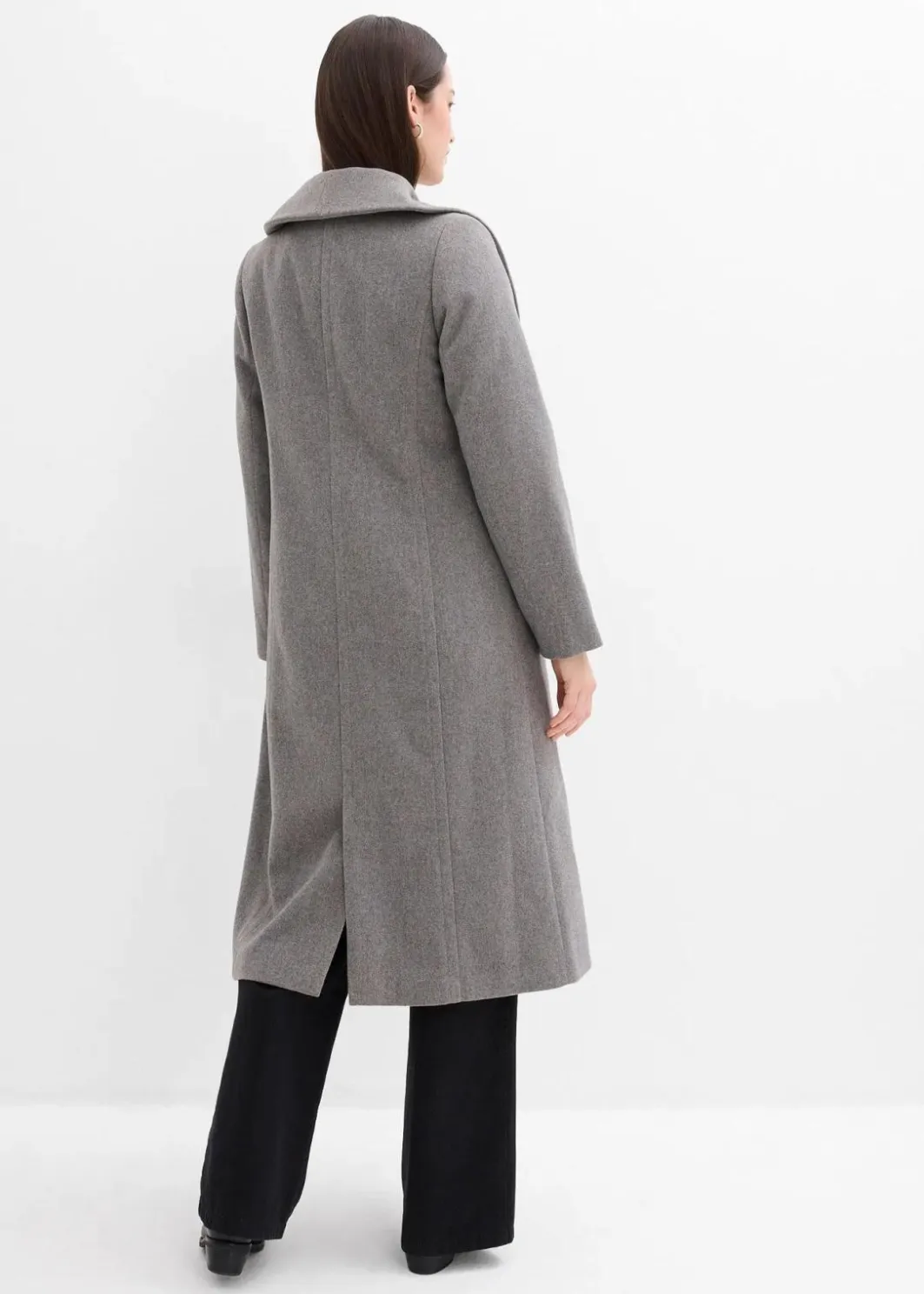 Hot Mantel aus Wollimitat Damen Jacken & Mäntel|Bekleidung·Hosen